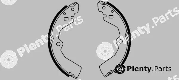 Textar 91040400 — Brake Shoe Set