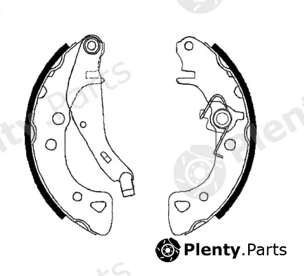 Textar 91038000 — Brake Shoe Set