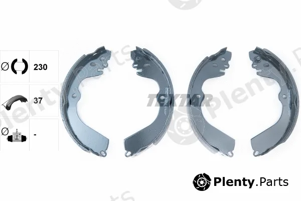 Textar 91078400 — Brake Shoe Set
