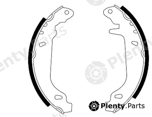 Textar 91037400 — Brake Shoe Set