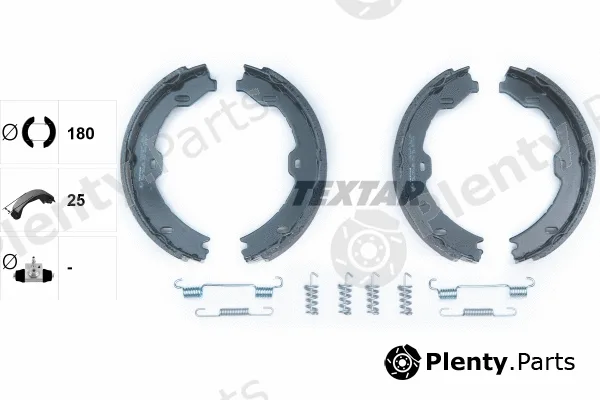 Textar 91058800 — Brake Shoe Set, parking brake