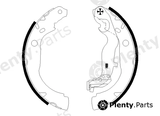 Textar 91082900 — Brake Shoe Set