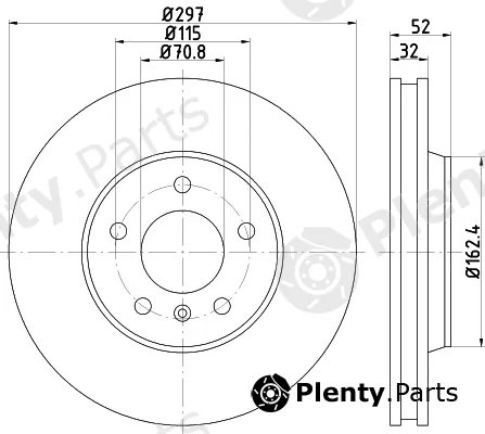 Textar 92239500 — Brake Disc