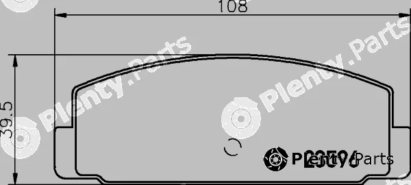 Textar 2359601 — Brake Pad Set, disc brake