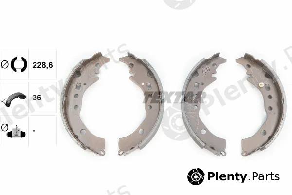 Textar 91076900 — Brake Shoe Set