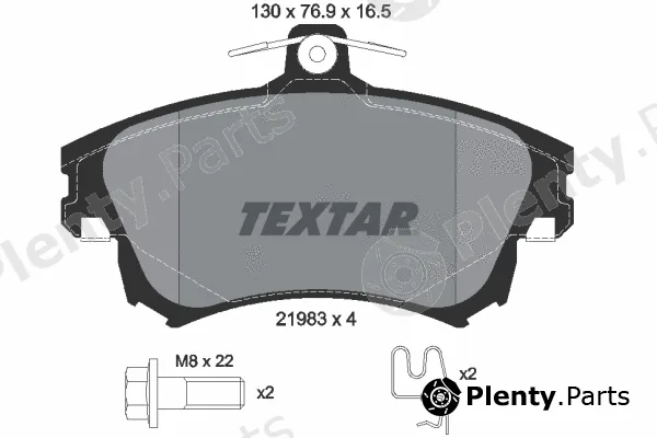 Textar 2198304 — Brake Pad Set, disc brake Q+