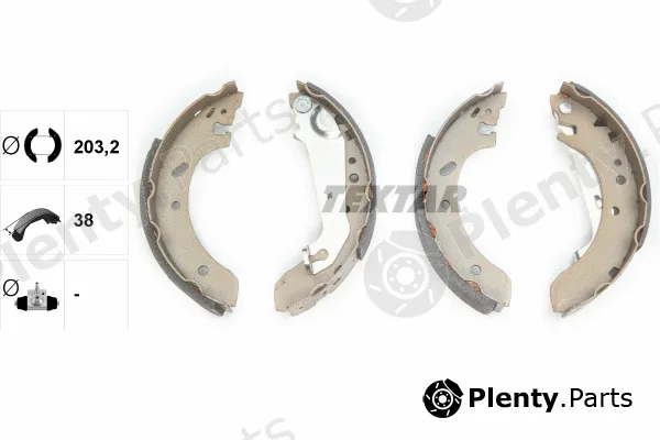 Textar 91048900 — Brake Shoe Set