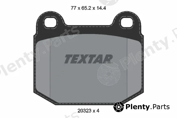 Textar 2032306 — Brake Pad Set, disc brake