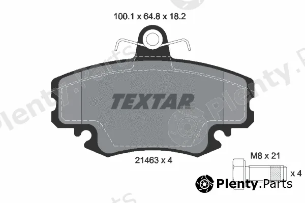 Textar 2146306 — Brake Pad Set, disc brake Q+