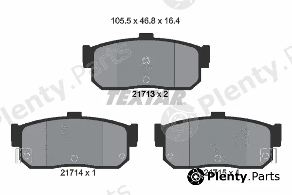 Textar 2171301 — Brake Pad Set, disc brake