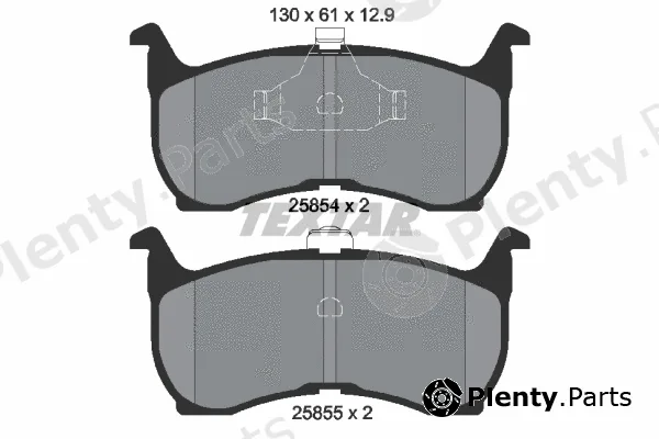 Textar 2585401 — Brake Pad Set, disc brake