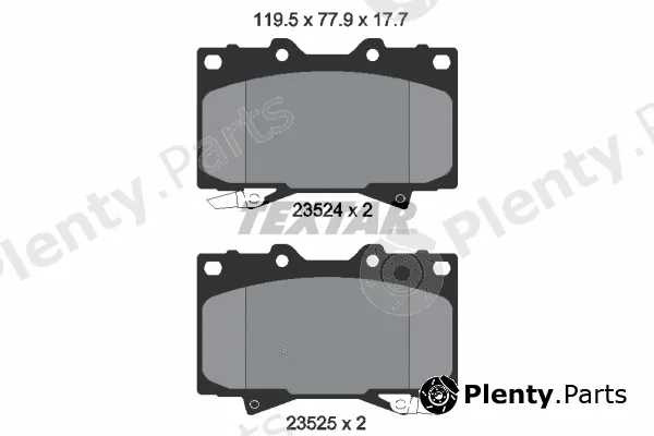 Textar 2352408 — Brake Pad Set, disc brake