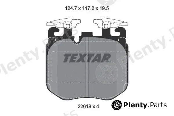 Textar 2261801 — Brake Pad Set, disc brake