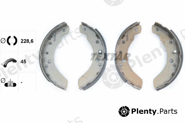 Textar 91037500 — Brake Shoe Set