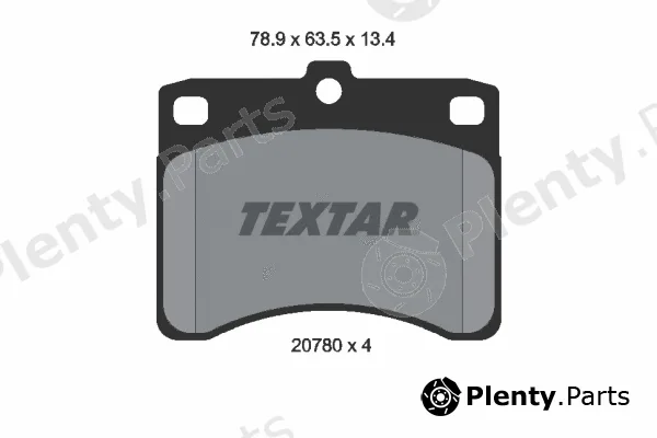 Textar 2078001 — Brake Pad Set, disc brake