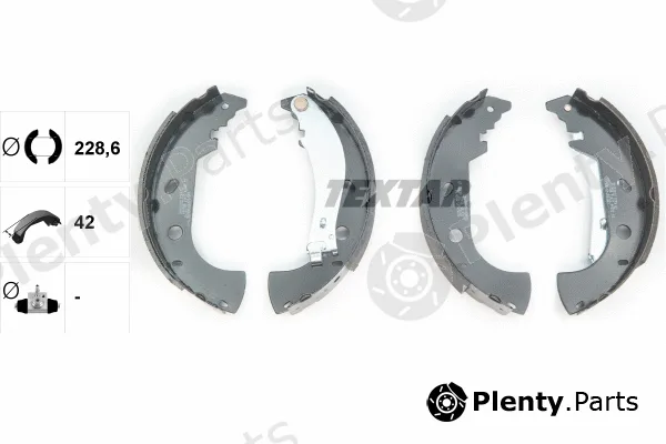Textar 91053100 — Brake Shoe Set