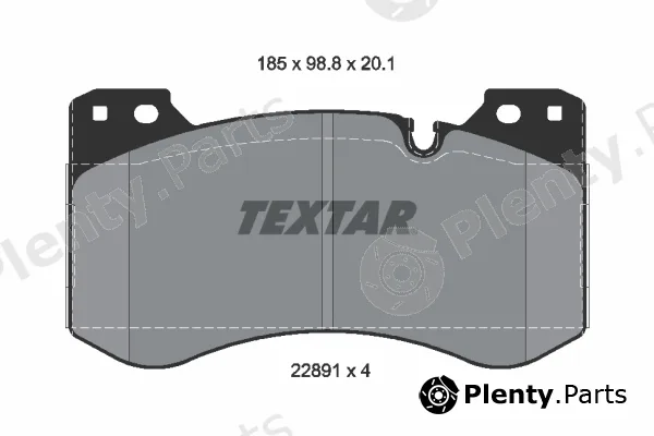 Textar 2289101 — Brake Pad Set, disc brake