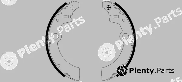 Textar 91058500 — Brake Shoe Set