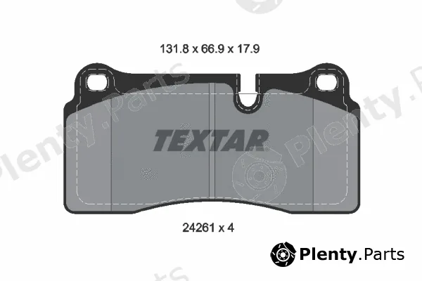 Textar 2426101 — Brake Pad Set, disc brake