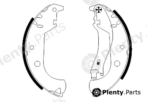 Textar 91059900 — Brake Shoe Set
