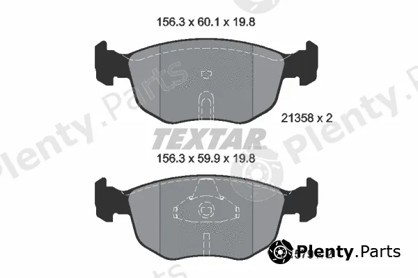 Textar 2135803 — Brake Pad Set, disc brake