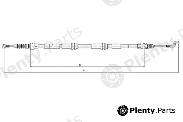 Textar 44046500 — Cable Pull, parking brake