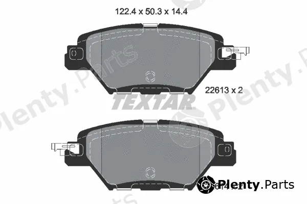 Textar 2261301 — Brake Pad Set, disc brake