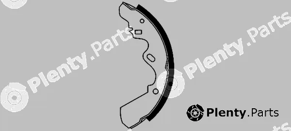 Textar 91034800 — Brake Shoe Set