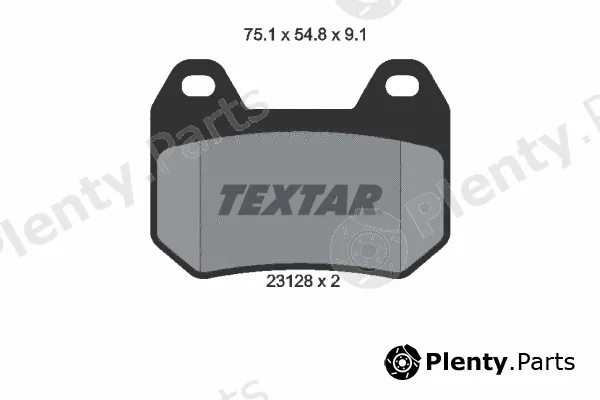 Textar 2312801 — Brake Pad Set, disc brake