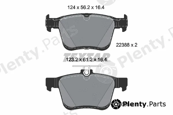 Textar 2238801 — Brake Pad Set, disc brake