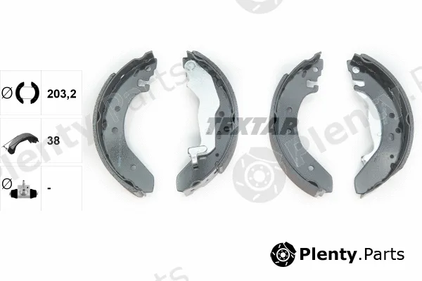 Textar 91043900 — Brake Shoe Set