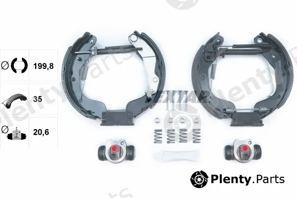 Textar 84062501 — Brake Shoe Set Shoe Kit Pro