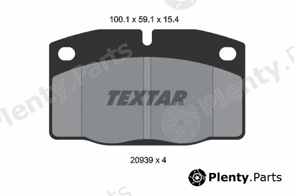 Textar 2093903 — Brake Pad Set, disc brake