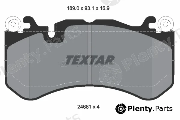 Textar 2468101 — Brake Pad Set, disc brake