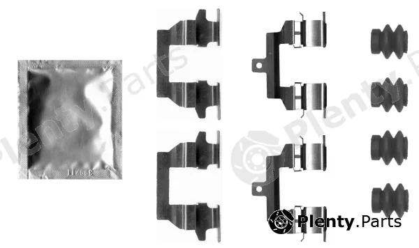 Textar 82549800 — Accessory Kit, disc brake pad
