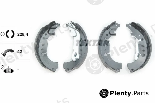 Textar 91081500 — Brake Shoe Set