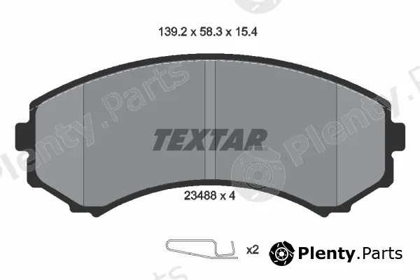 Textar 2348801 — Brake Pad Set, disc brake