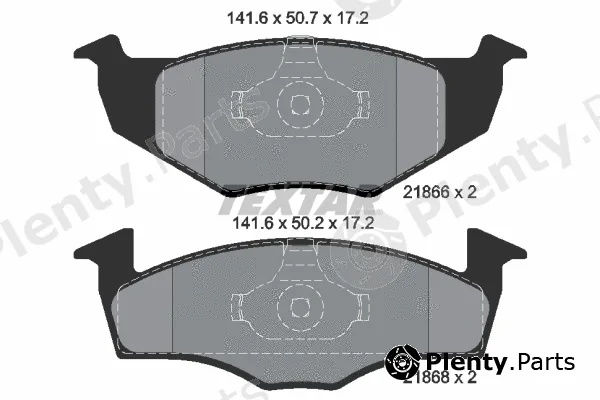 Textar 2186602 — Brake Pad Set, disc brake Q+