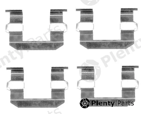 Textar 82072100 — Accessory Kit, disc brake pad