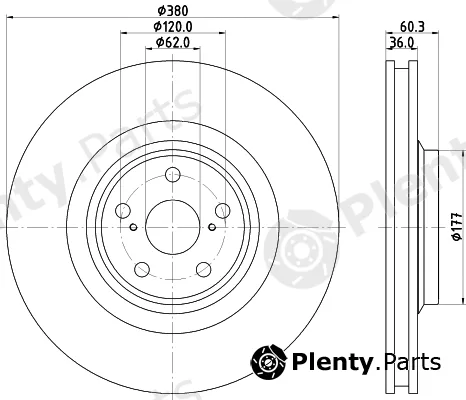Textar 92302803 — Brake Disc PRO
