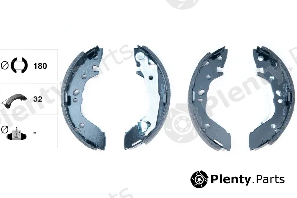 Textar 91056800 — Brake Shoe Set