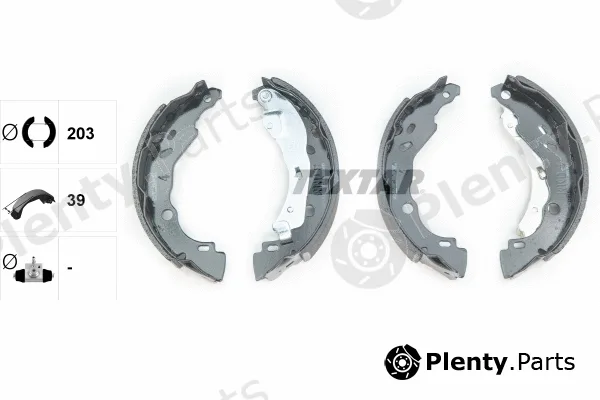 Textar 91083200 — Brake Shoe Set