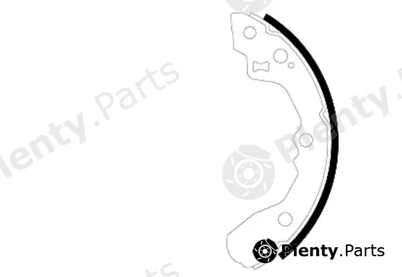Textar 91050100 — Brake Shoe Set