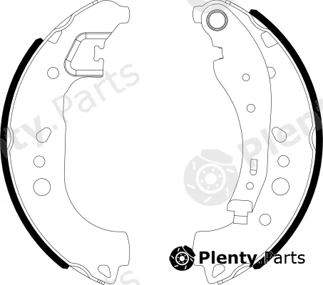Textar 91081700 — Brake Shoe Set