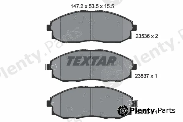Textar 2353601 — Brake Pad Set, disc brake