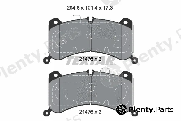 Textar 2147601 — Brake Pad Set, disc brake