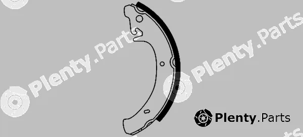 Textar 91037201 — Brake Shoe Set