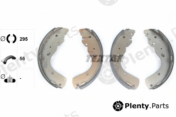 Textar 91063700 — Brake Shoe Set