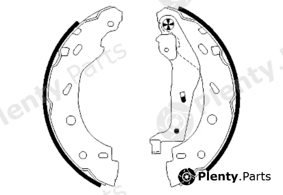 Textar 91057400 — Brake Shoe Set