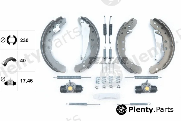 Textar 83044402 — Brake Shoe Set Shoe Kit